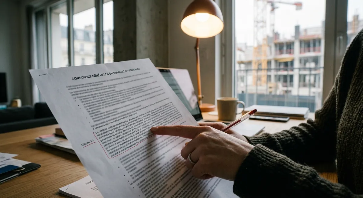 Relecture attentive des exclusions d'un contrat d'assurance construction