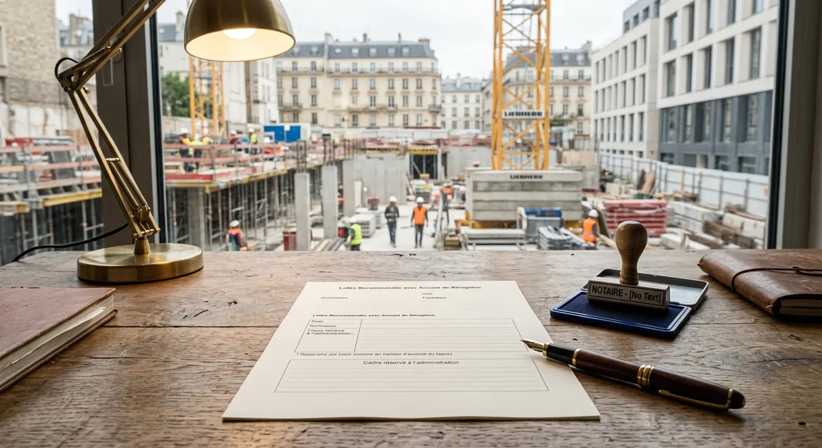 Modèle de lettre LRAR pour déclaration de sinistre